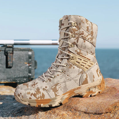 Camouflage Waterproof Trekking Boots