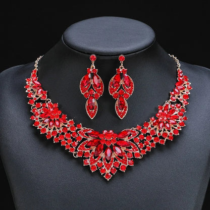 Flower Jewelry Set