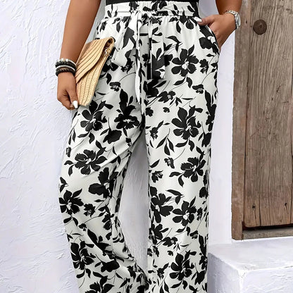Oversized Woven Straight Pants