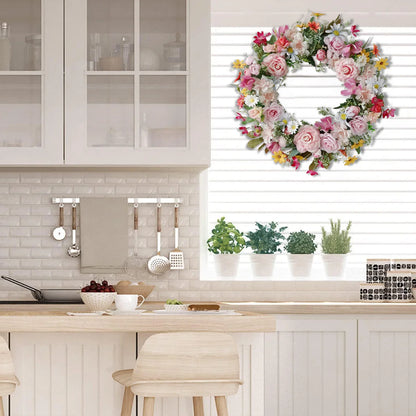 Spring Summer Flower Wreath