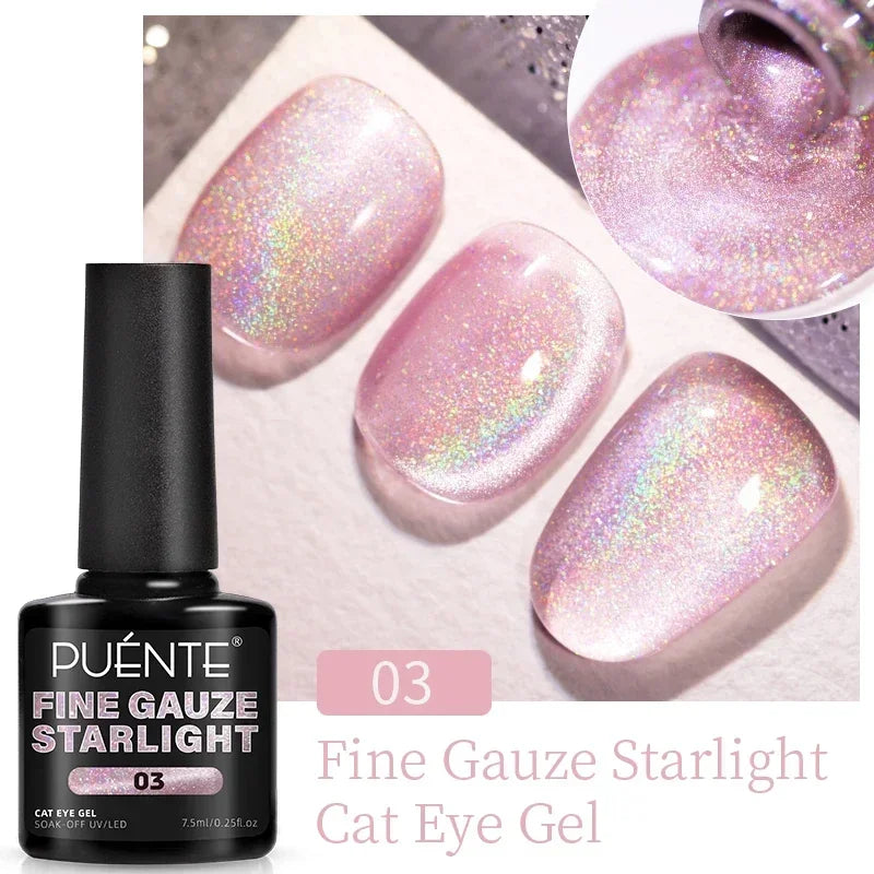 Wine Red Cat Eye Gel Polish