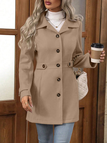Velvet Button Coat