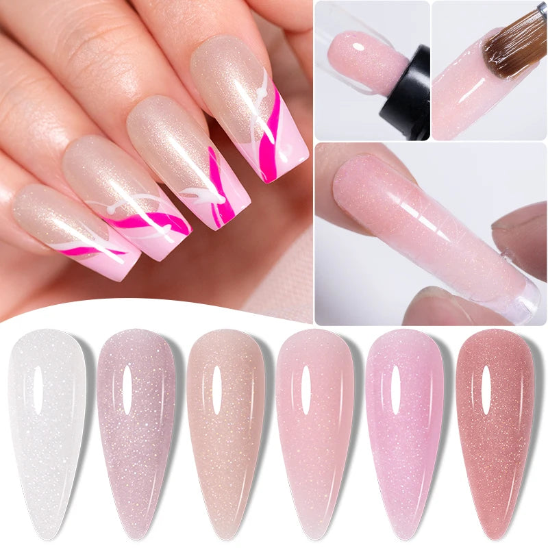 PUENTE Glitter Poly Nail Gel