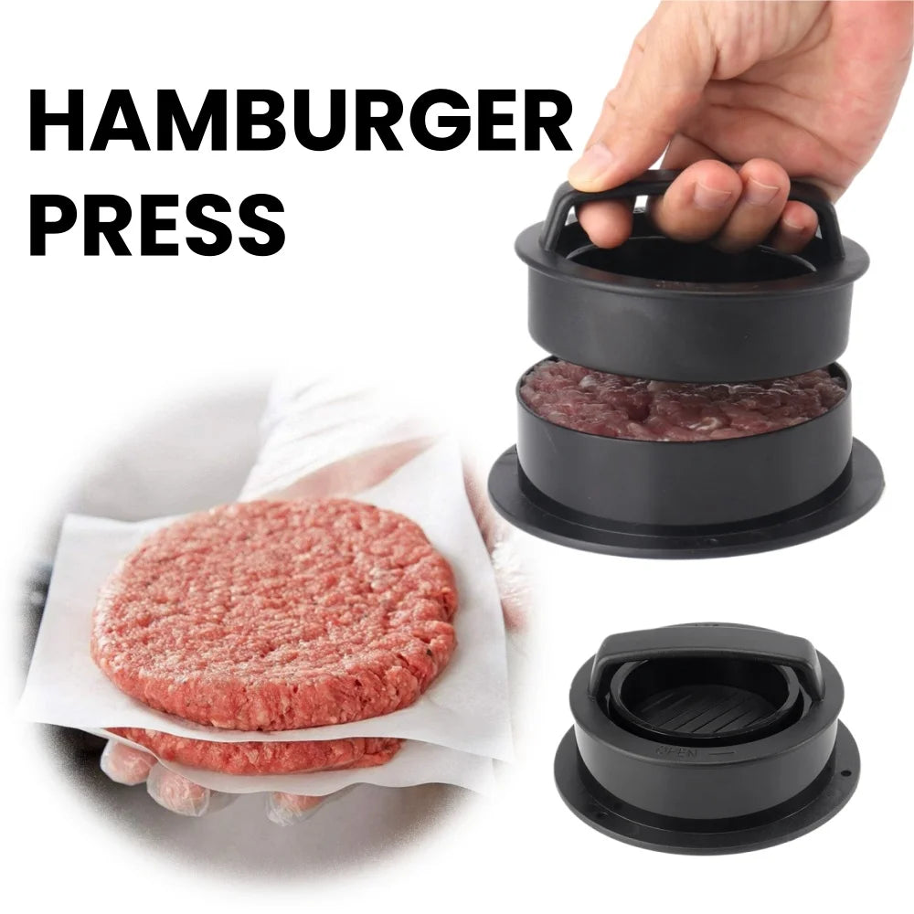 Plastic Kitchen Gadgets Round Hamburger