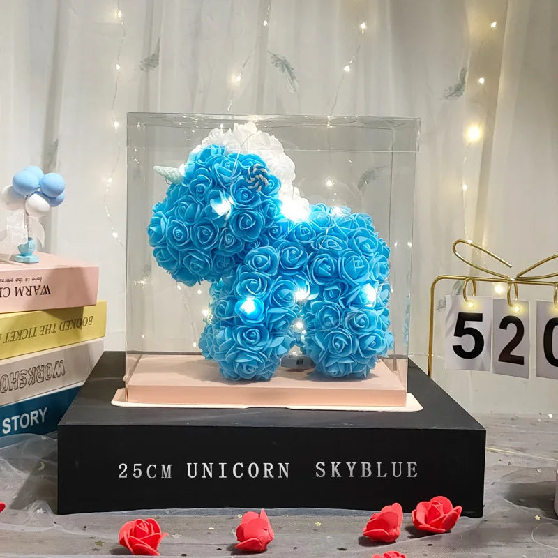 Simulated Rose Display