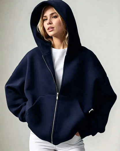 Full-Zip Pocket Hoodie