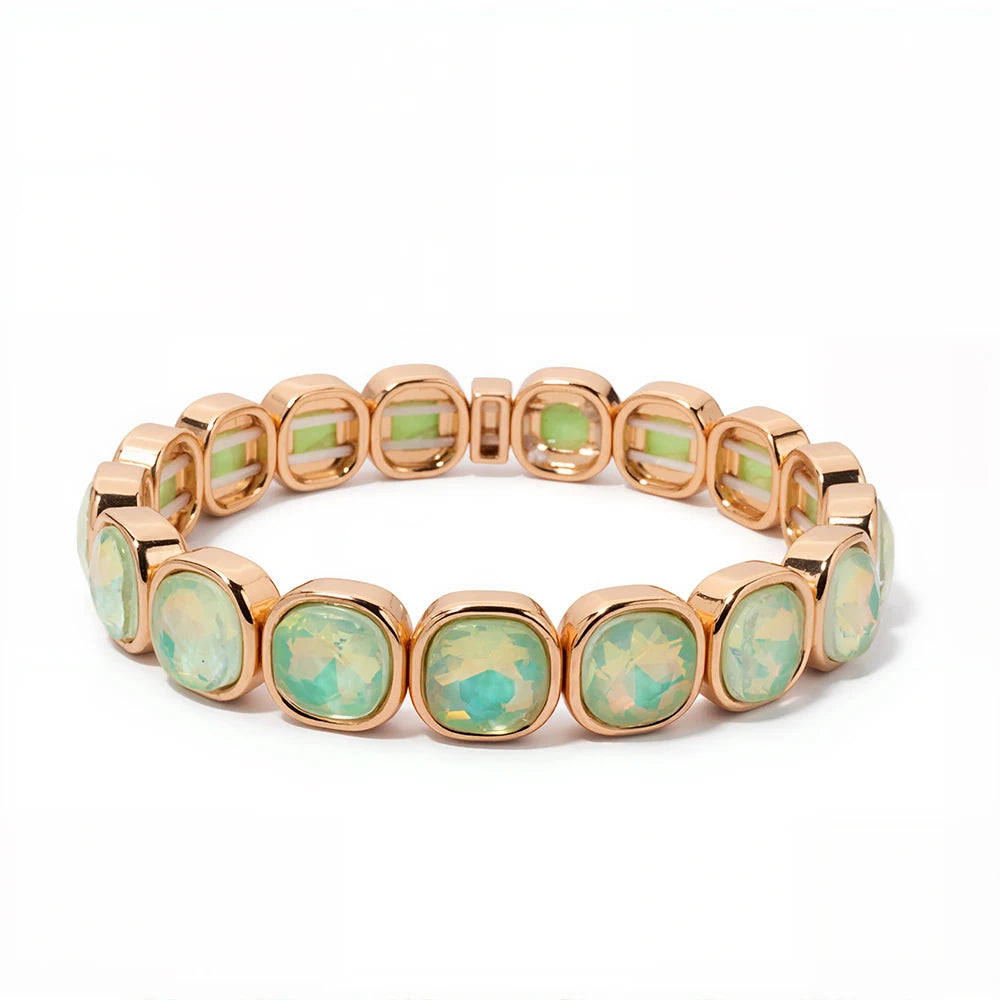 Colorful Rhinestone Beaded Bracelet