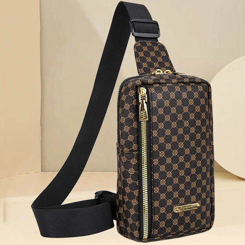 Multi-Zip Chest Bag