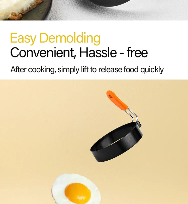 Metal Eggs Form Fried Egg