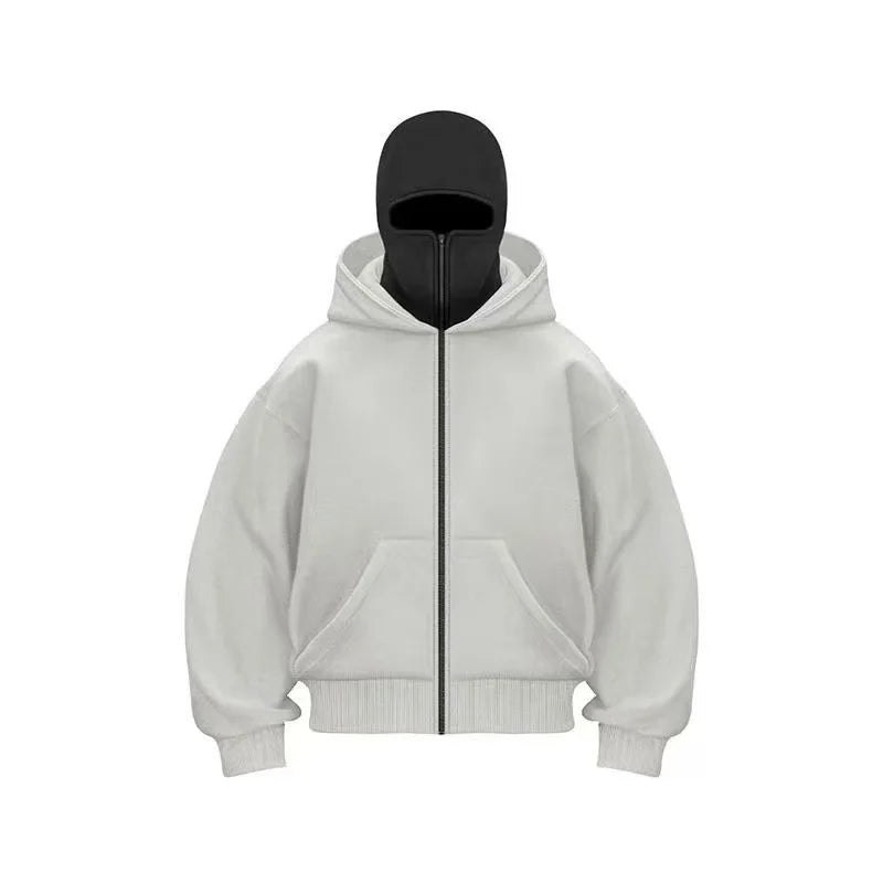 Face Mask Zip Hoodie