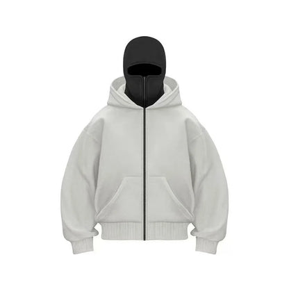 Face Mask Zip Hoodie