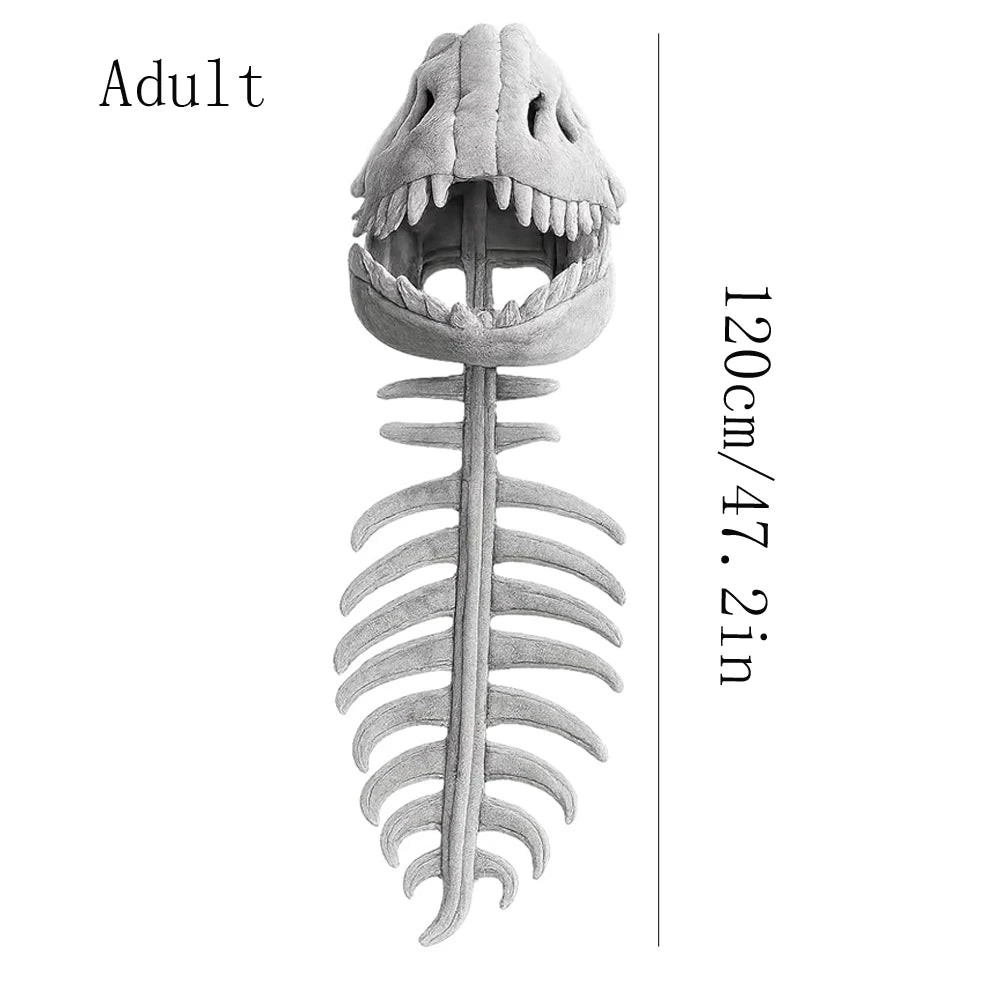 Dinosaur Skeleton Plush Costume