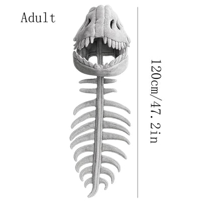 Dinosaur Skeleton Plush Costume