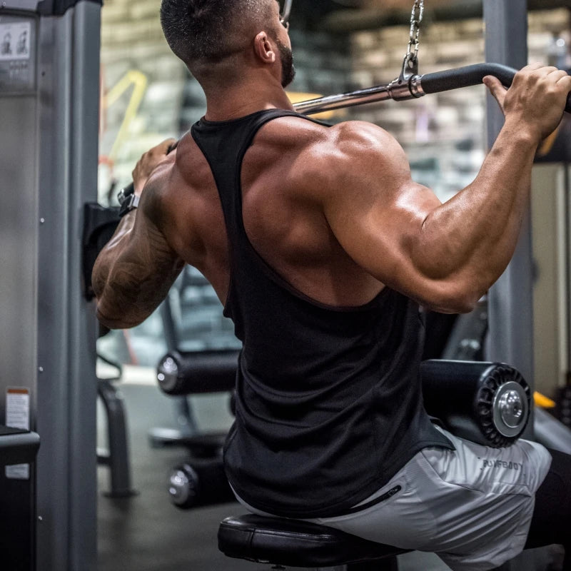 pattern printed fitness vest
