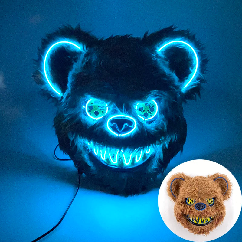 Glowing Bloody Animal Mask
