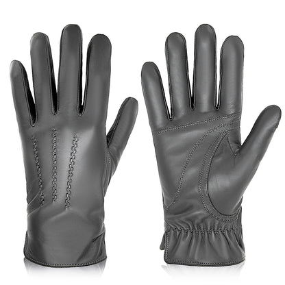 Sheepskin Leather Winter Gloves