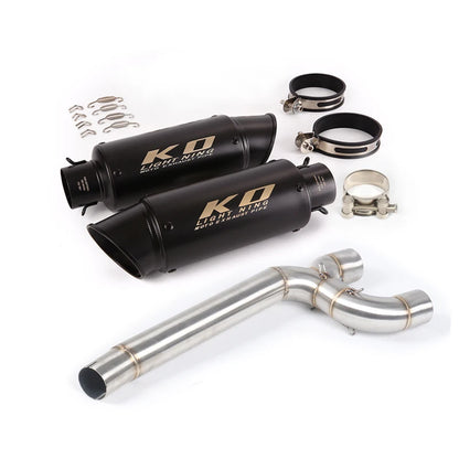 Yamaha FZ6/FZ6N/FZ6S Exhaust Mid-Pipe Pair with DB Killer