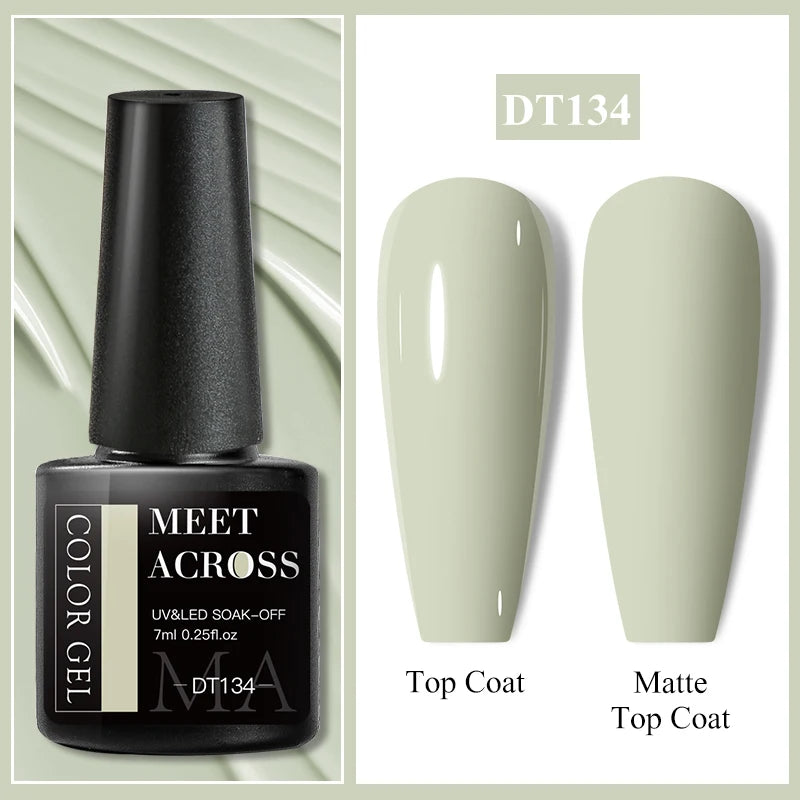MEET ACROSS Matte Gel Polish