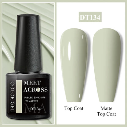 MEET ACROSS Matte Gel Polish