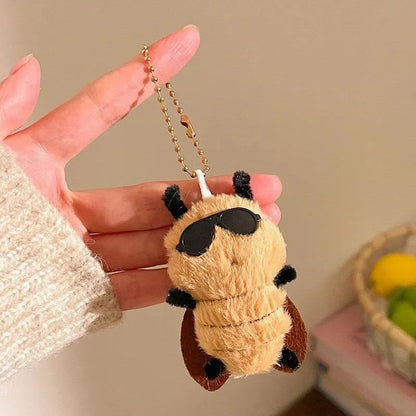 Cute Cockroach Plush Keychain Stuffed