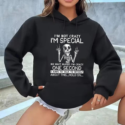 Skeleton Peace Sign Hoodie