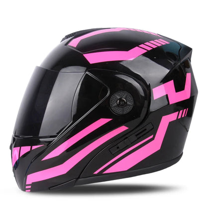 Uchoose Cross-Section Double-Lens Modular Helmet