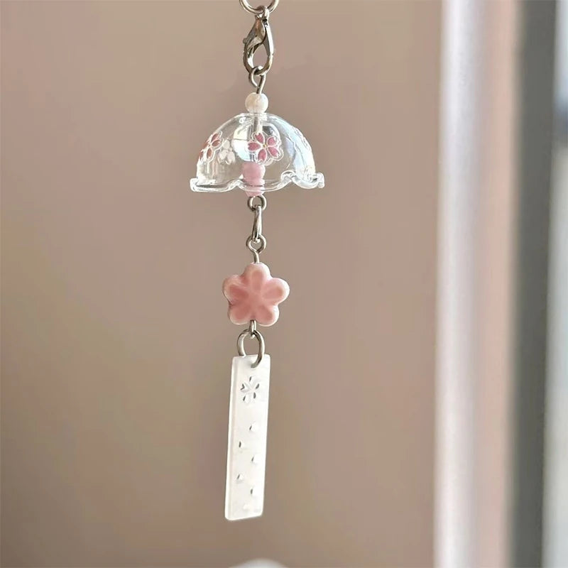 Cute Wind Chime Pendant Keyring