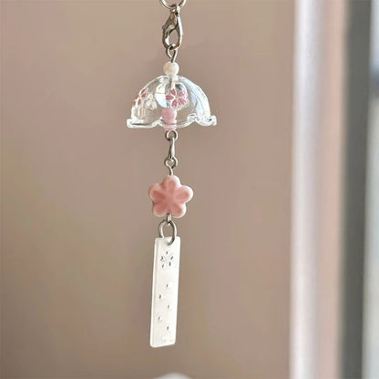 Cute Wind Chime Pendant Keyring