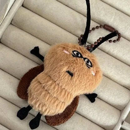 Cute Cockroach Plush Keychain Stuffed