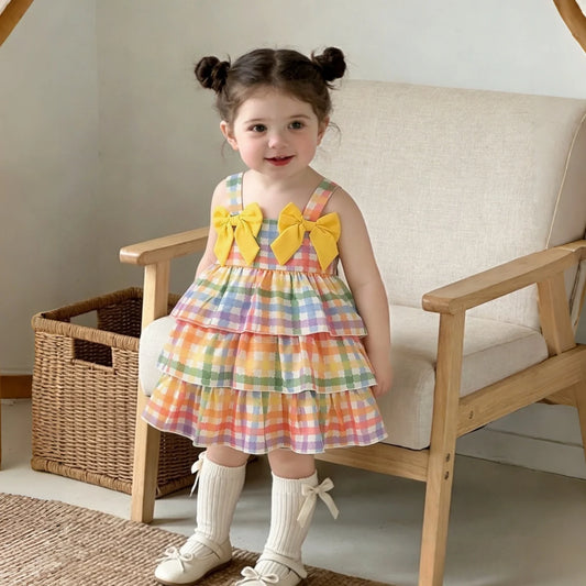 Plaid A-Line Dress