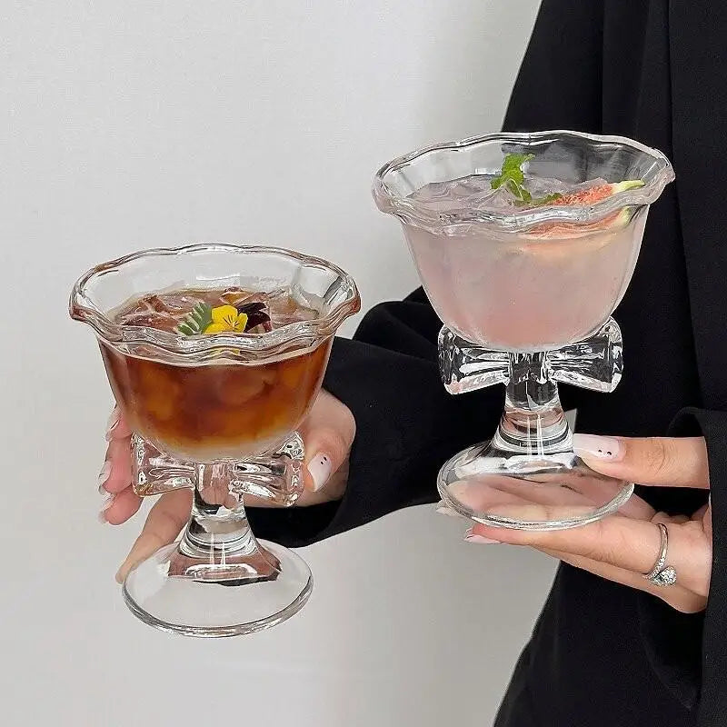 Glass Lemonade Gift Home Bow