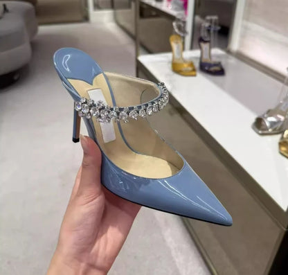 Pointed Toe Mule Heels