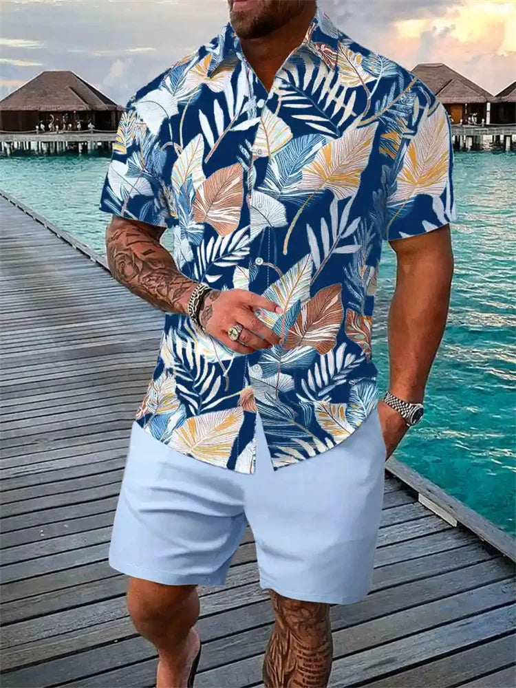 3D Print Hawaiian Shirt Set