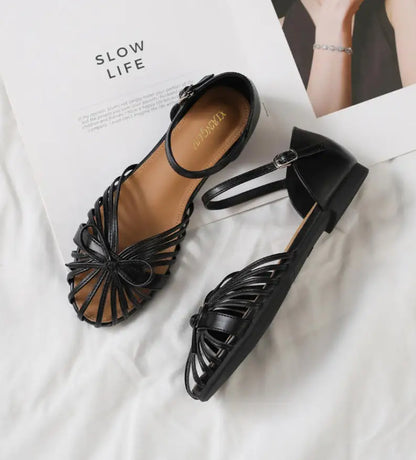 Boho Butterfly-Knot Flat Sandals