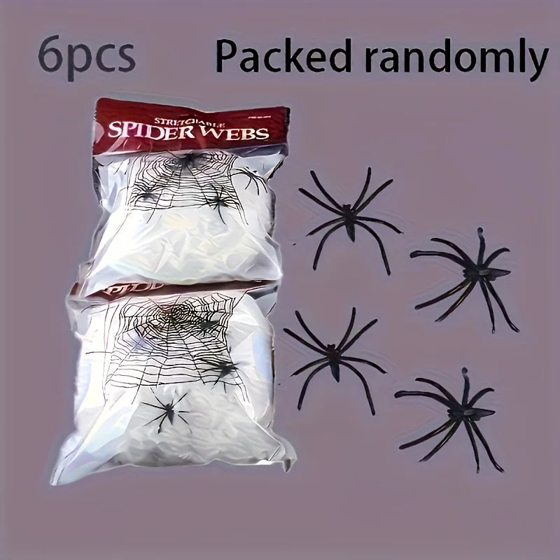 Stretchy Spider Web Decoration