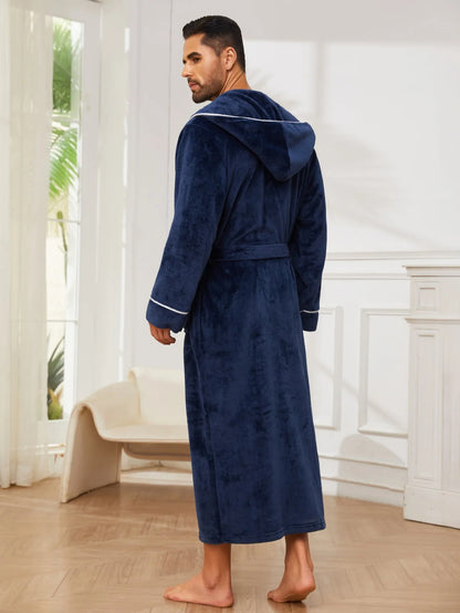 Flannel Coral-Fleece Couple Robe