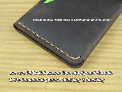 Vintage Leather Card Holder