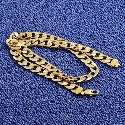 18K Gold Cuban Chain Necklace
