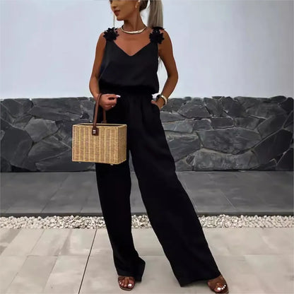 Pocket Wide Jumpsuit