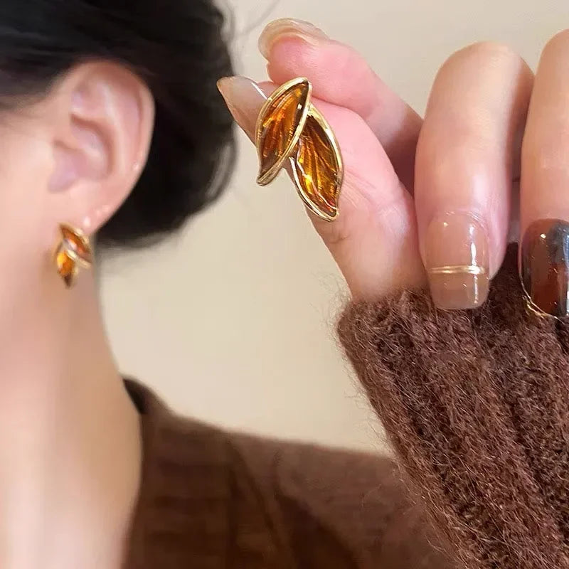 Sweet Leaf Earrings for Women