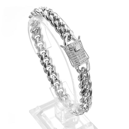 Gold Stainless Steel Chain Bracelet