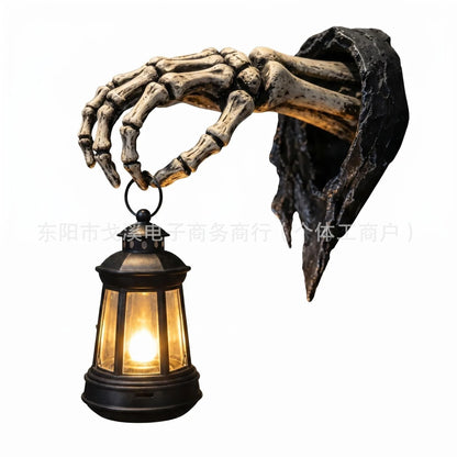 Skeleton Hand Wall Lamp