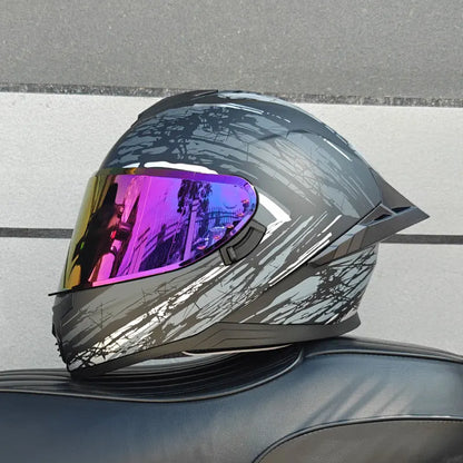 LVS Dual-Lens Full-Face Helmet