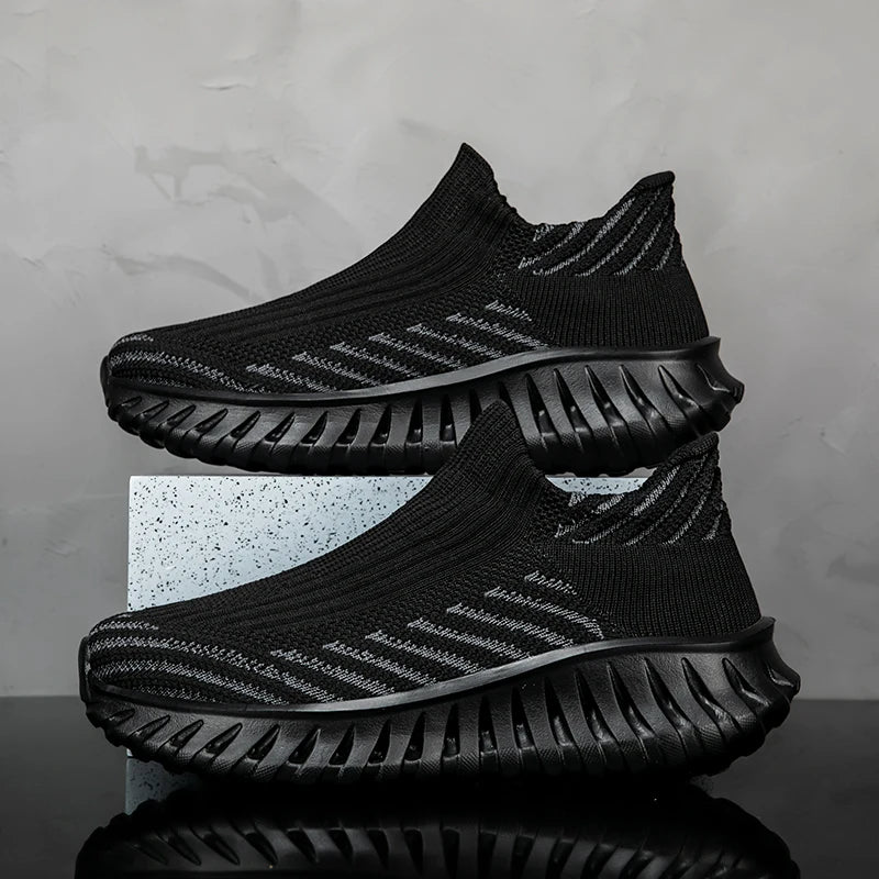 Thick-Sole Sock Running Sneakers