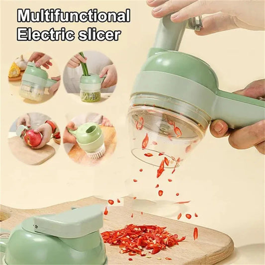 4 In 1 Electric Vegetable Cutter