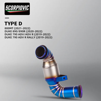 KTM Duke 790/890 Exhaust Mid-Link Pipe