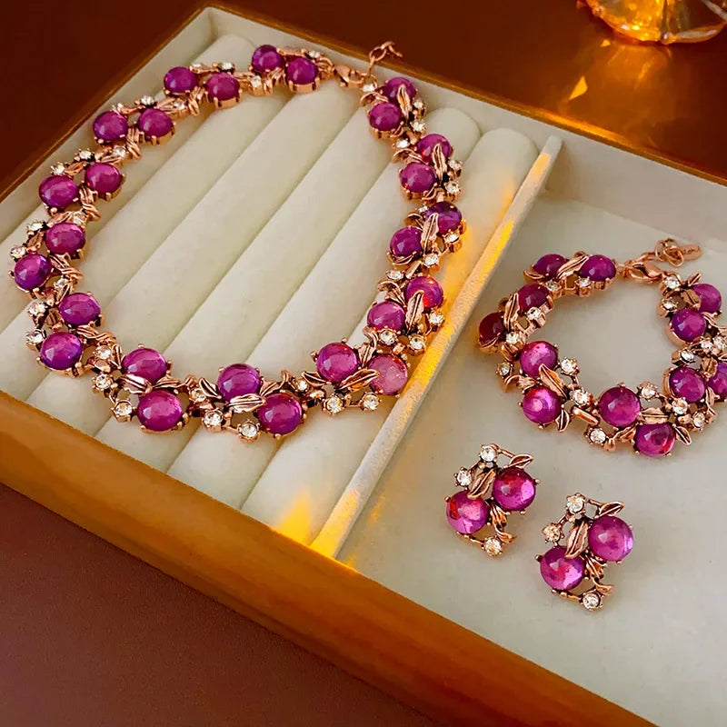 Rhinestone Jewelry Set