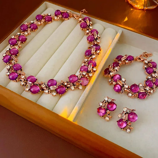 Rhinestone Jewelry Set