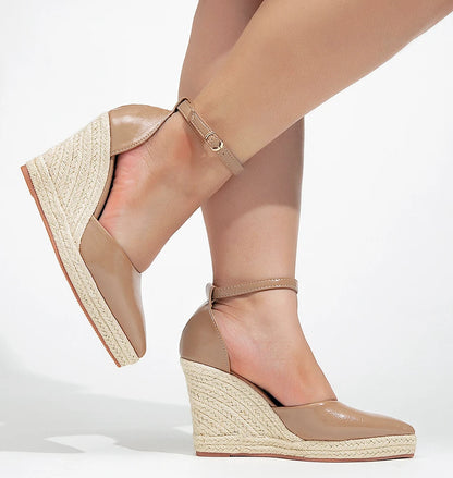 Wedge Espadrille Ankle Sandals