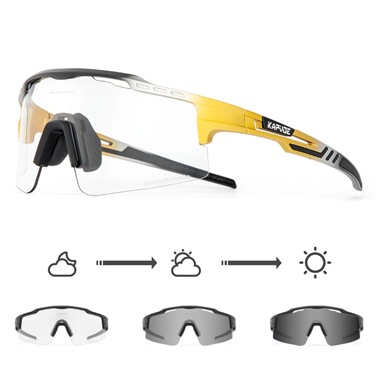 Photochromic Cycling Glasses